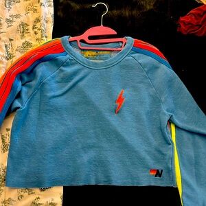 Aviator Nation Cropped Seeatshirt